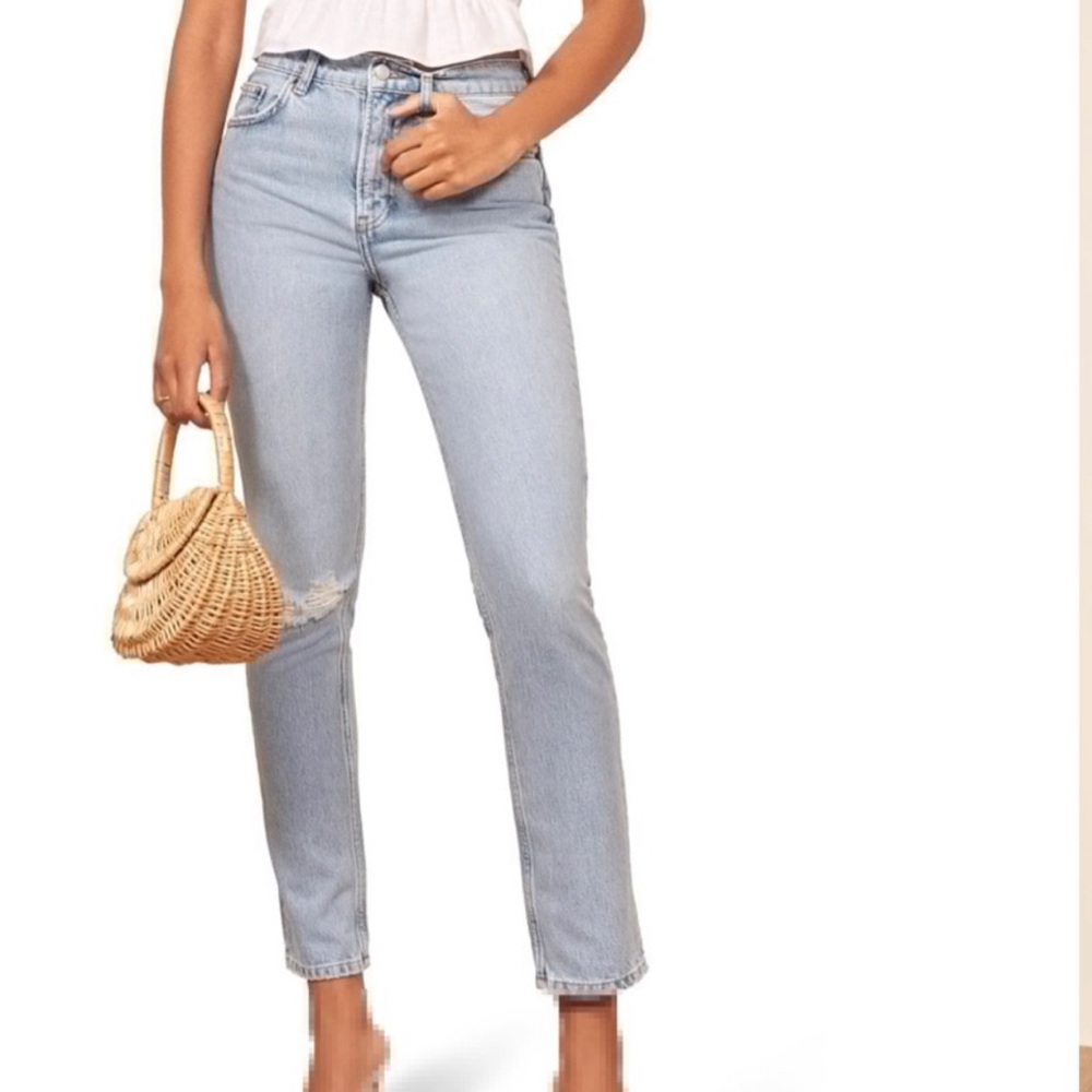 NWOT Reformation Julia High Waist Cigarette Jeans